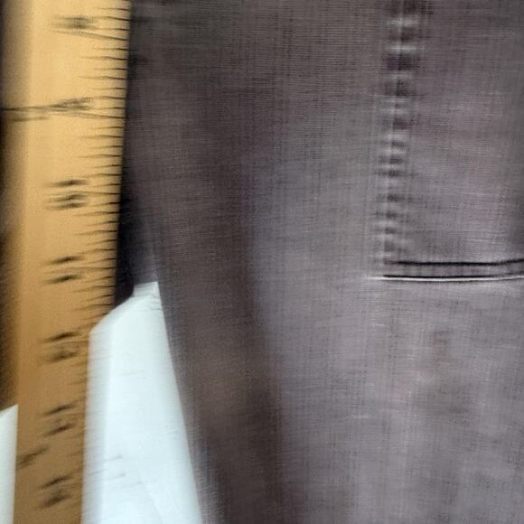 St Johns Bay Pants Vintage Womens 8 Brown Straight Leg Button Tab Pockets Casual - Picture 5 of 10